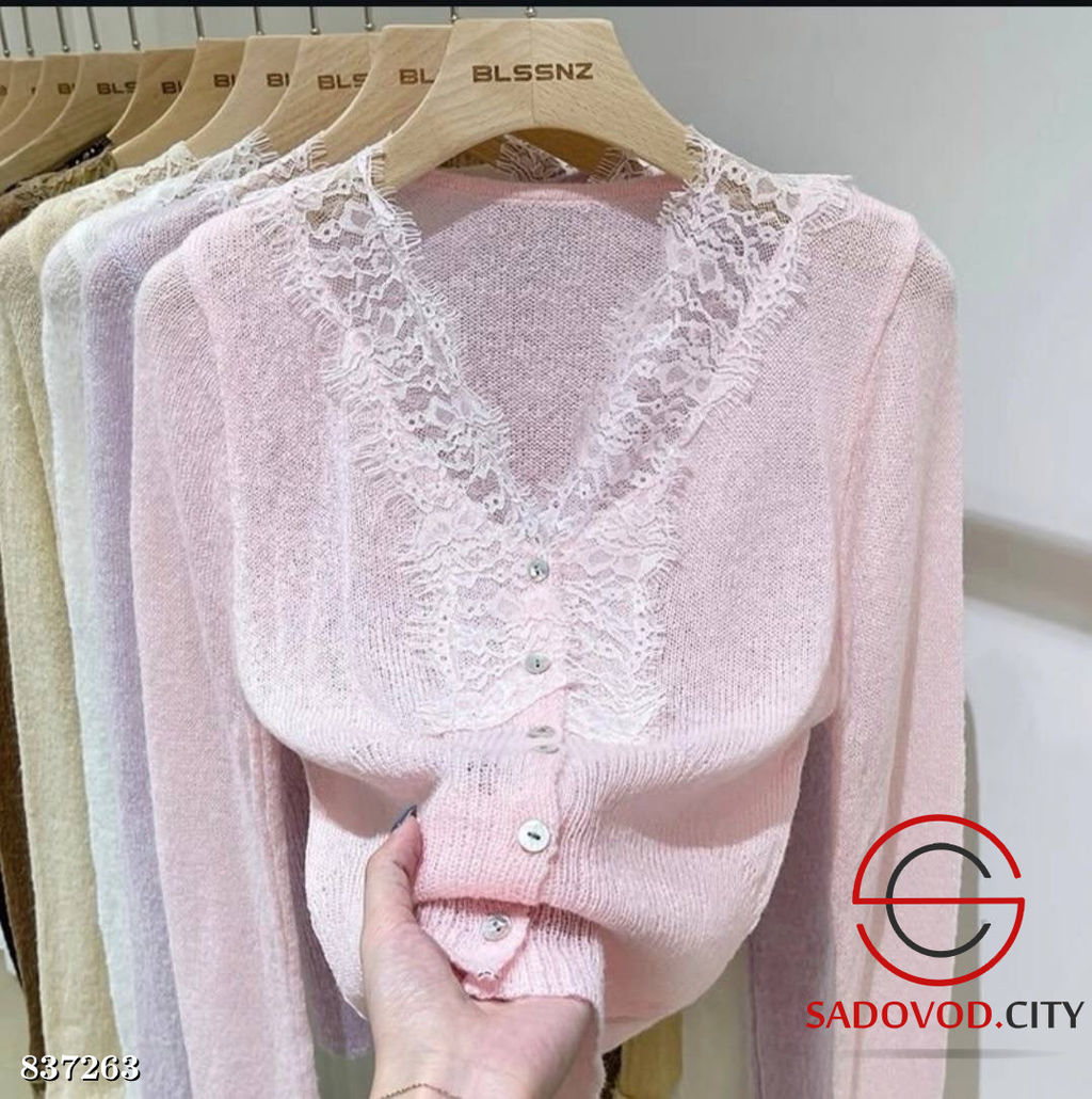 Кофта женская с гипюром - Bruno фото 8