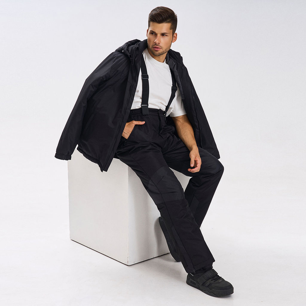 Полукомбинезон мужской зима М-302/1 Чёрный - Rodos фото 23