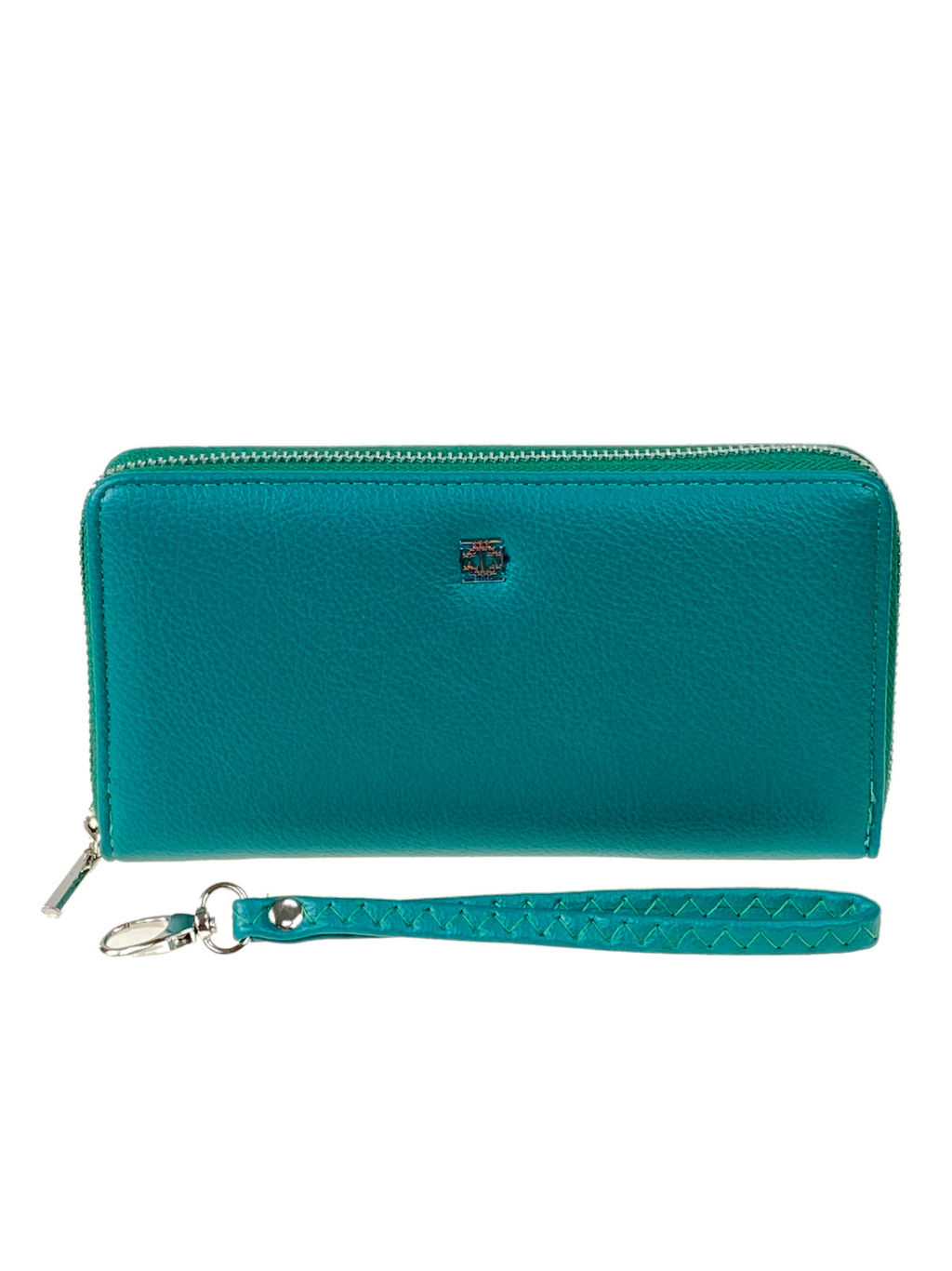 Женский кошелек с фермуаром из натуральной кожи, мультицвет - Greta фото 43