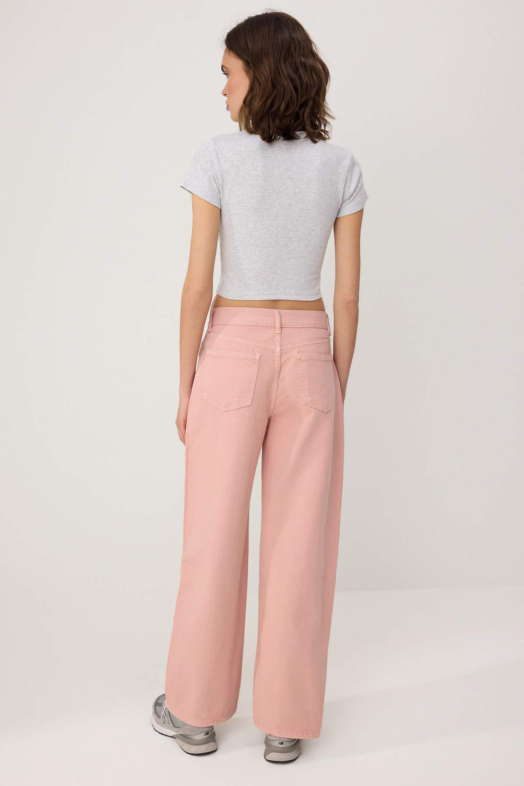 Pembe Yuksek Bel Barrel Jeans TWOSS26JE00246 - Trendyolmilla фото 4