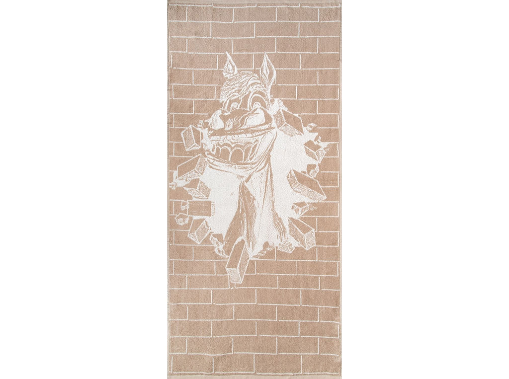 Полотенце махровое 6с102.511ж2 Здрасте конь (лен3) 67х150см