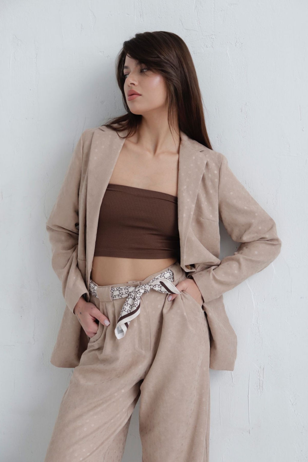 Жакет удлинённый с английским воротником - Martichelli фото 130