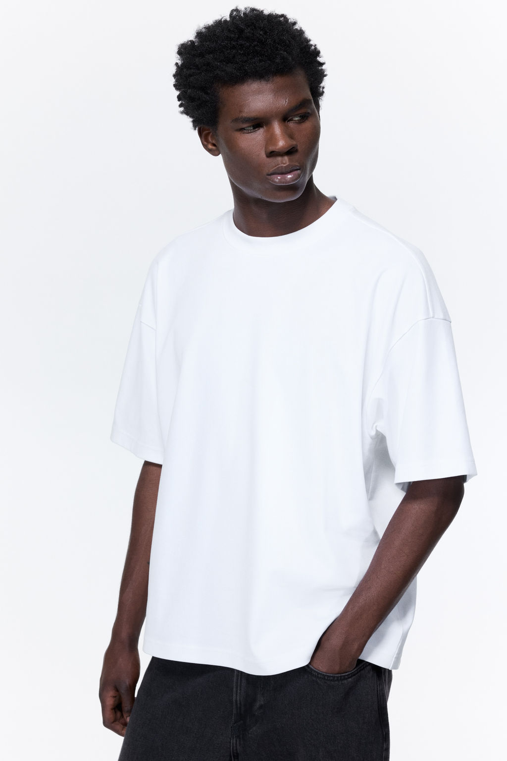 Camiseta interlock Oversized Fit - H&m фото 6