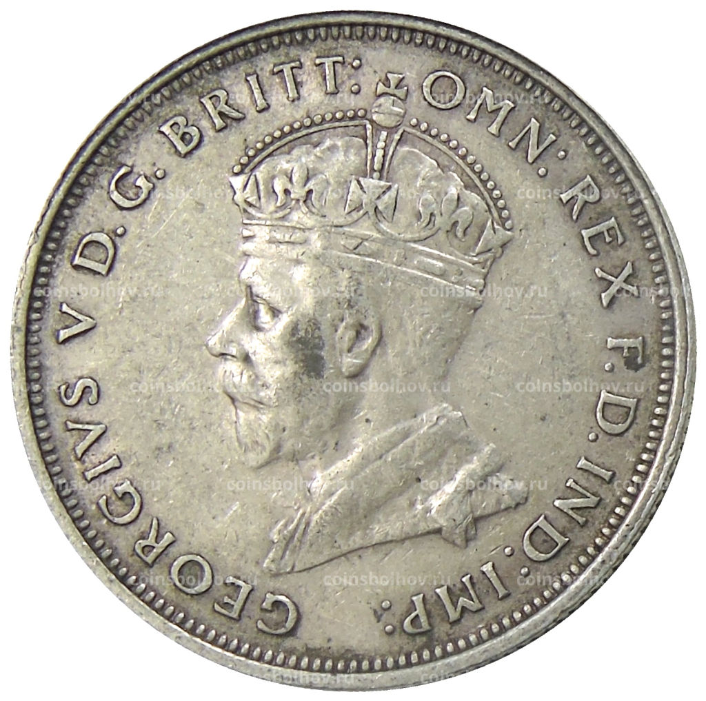 Монета 1 флорин 1927 года Австралия Открытие здания парламента в Канберре