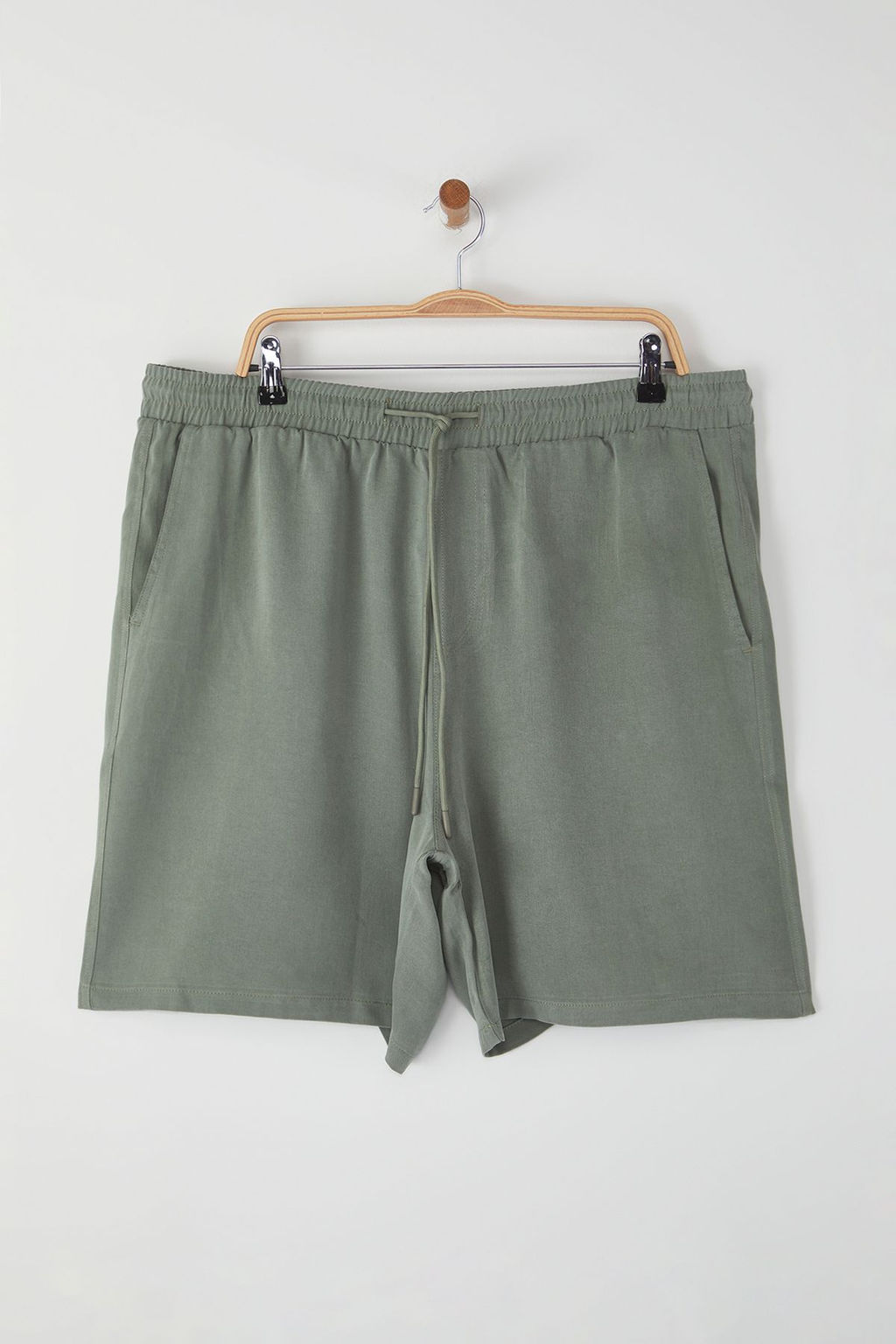 TRENDYOL MAN Erkek Haki %100 Modal Yazl?k Buyuk Beden Sort & Bermuda TMNSS25AP00009 - Trendyolmilla фото 2