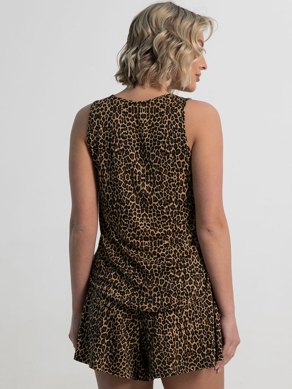 Костюм домашний с шортами Мила (лео) К15223-1М - Lt collection фото 3