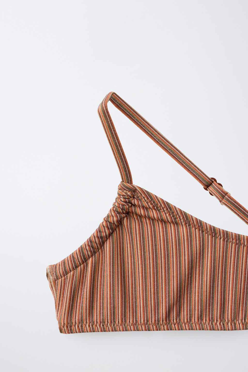 6-14 A?OS/ BIKINI ASIM?TRICO RAYAS BRILLO / Teja - Zara фото 5