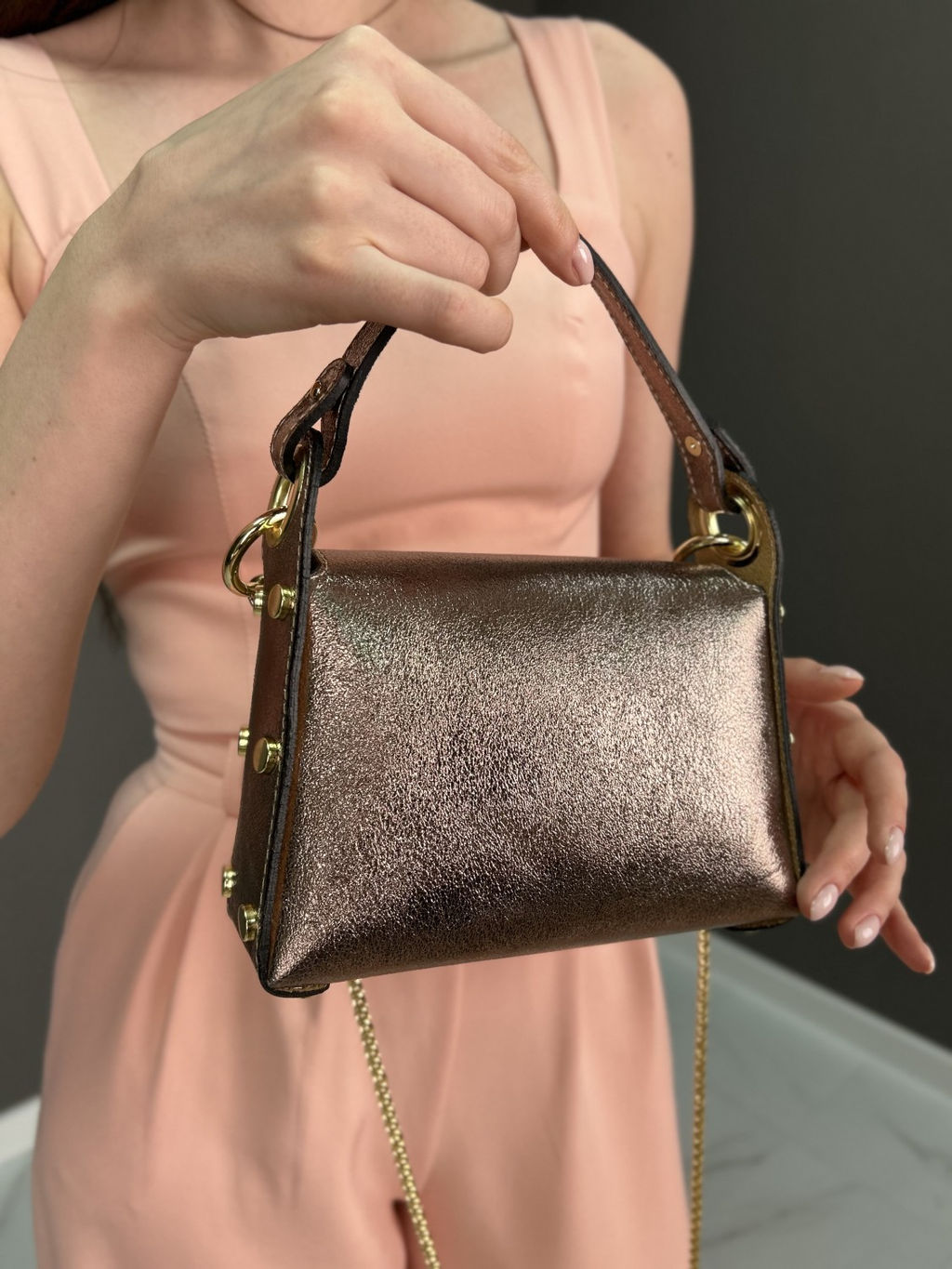 Сумка женская из телячьей кожи