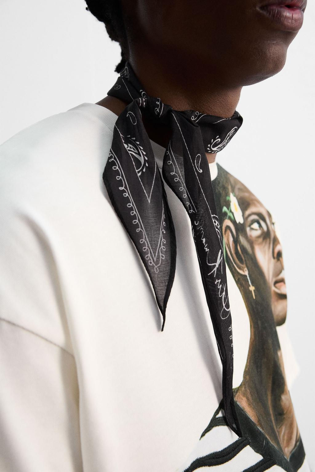 COTTON - SILK BANDANA  OTIS KWAME KYE QUAICOE - Zara фото 6