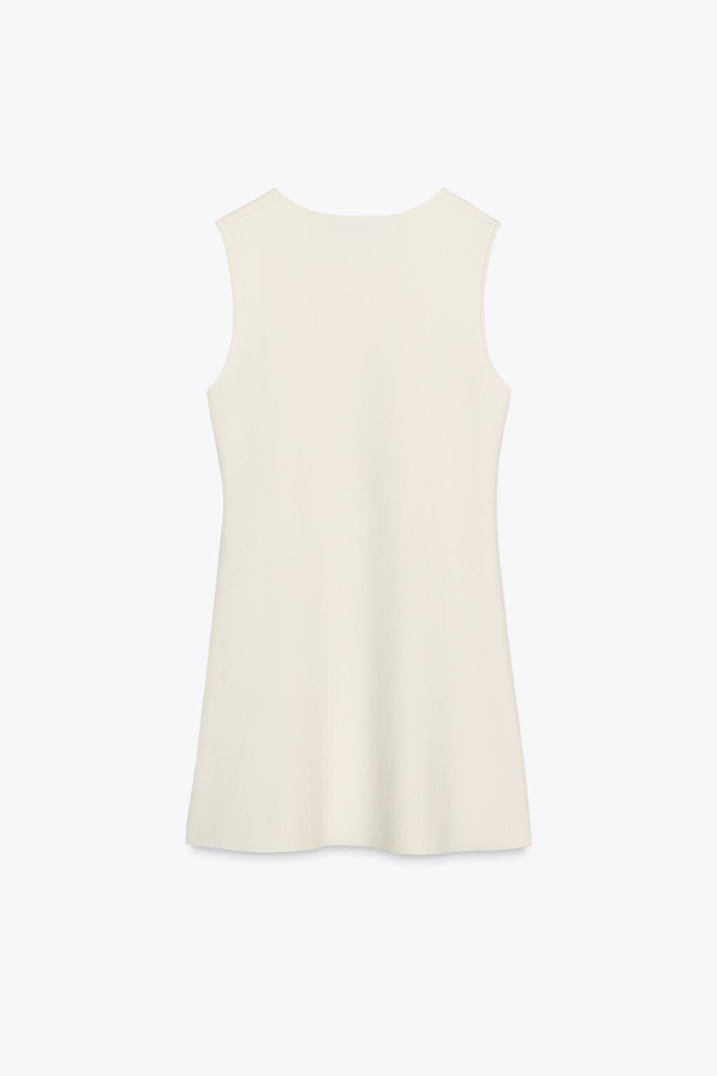 SHORT PLAIN KNIT DRESS - Zara фото 6