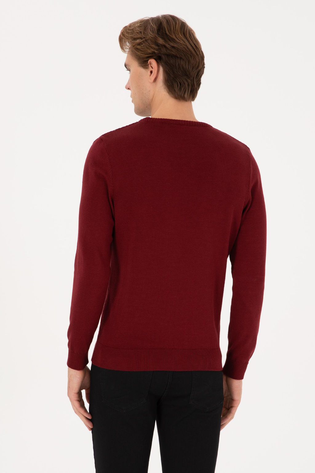 Erkek Bordo Kazak - U.s. polo assn фото 5
