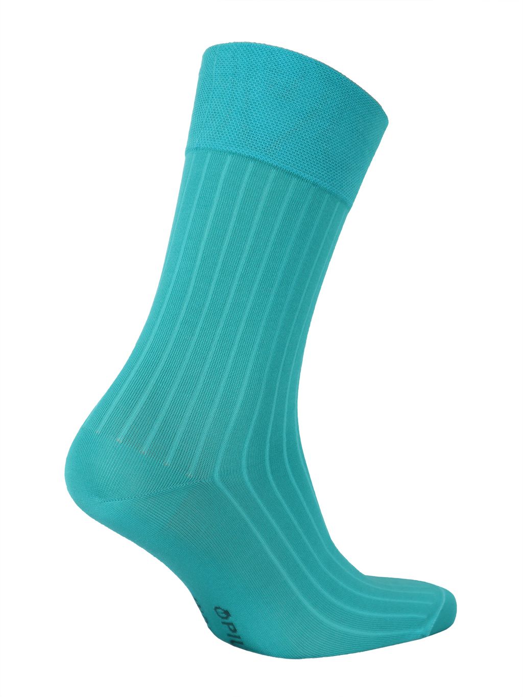 Носки мужские Opium Premium "в рубчик" морская волна