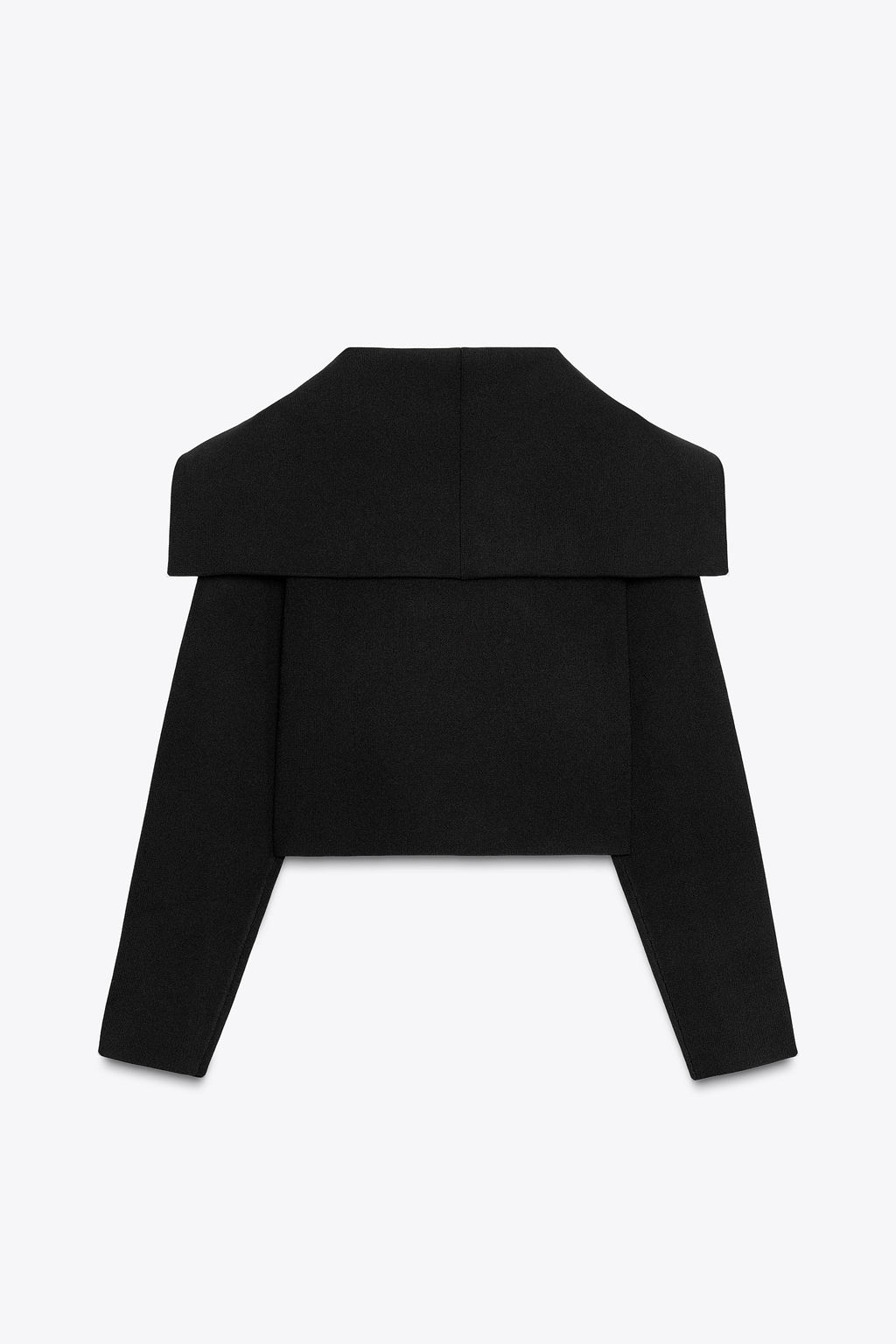 DOUBLE-BREASTED CROPPED KNIT JACKET - Zara фото 6