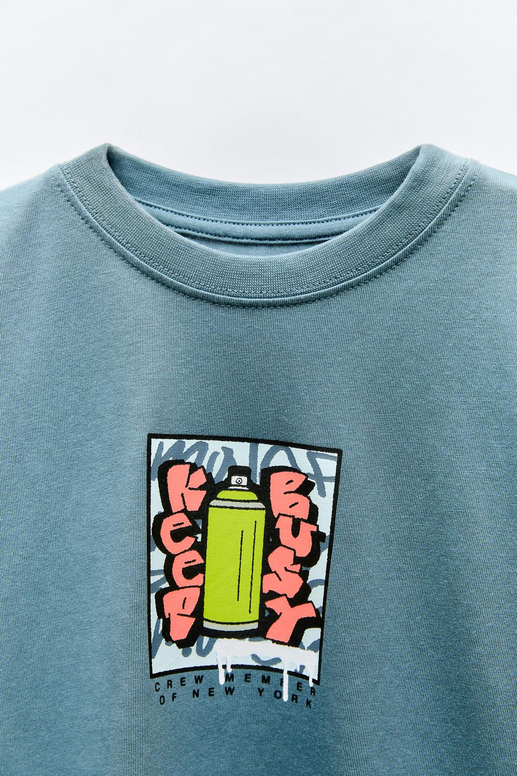 GRAFFITI T-SHIRT - Zara фото 3