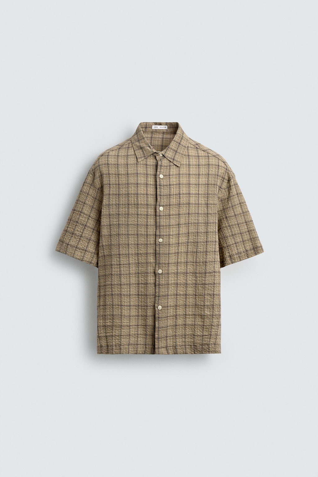 TEXTURED STRUCTURE SHIRT - Zara фото 7