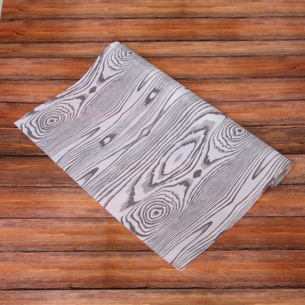 Цена за 2 шт. Коврик для кухонных ящиков в рулоне 45*150см "Natura" дерево серый