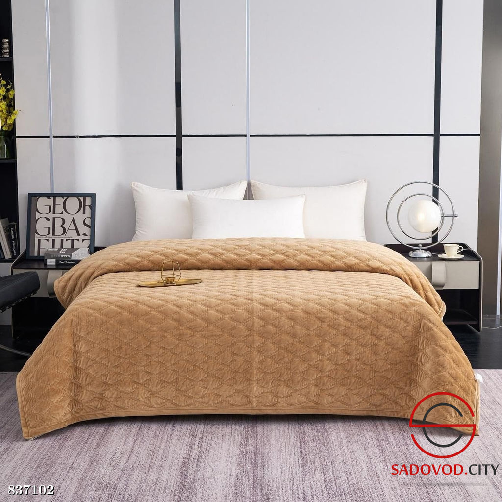 Покрывало велюровое мягкое