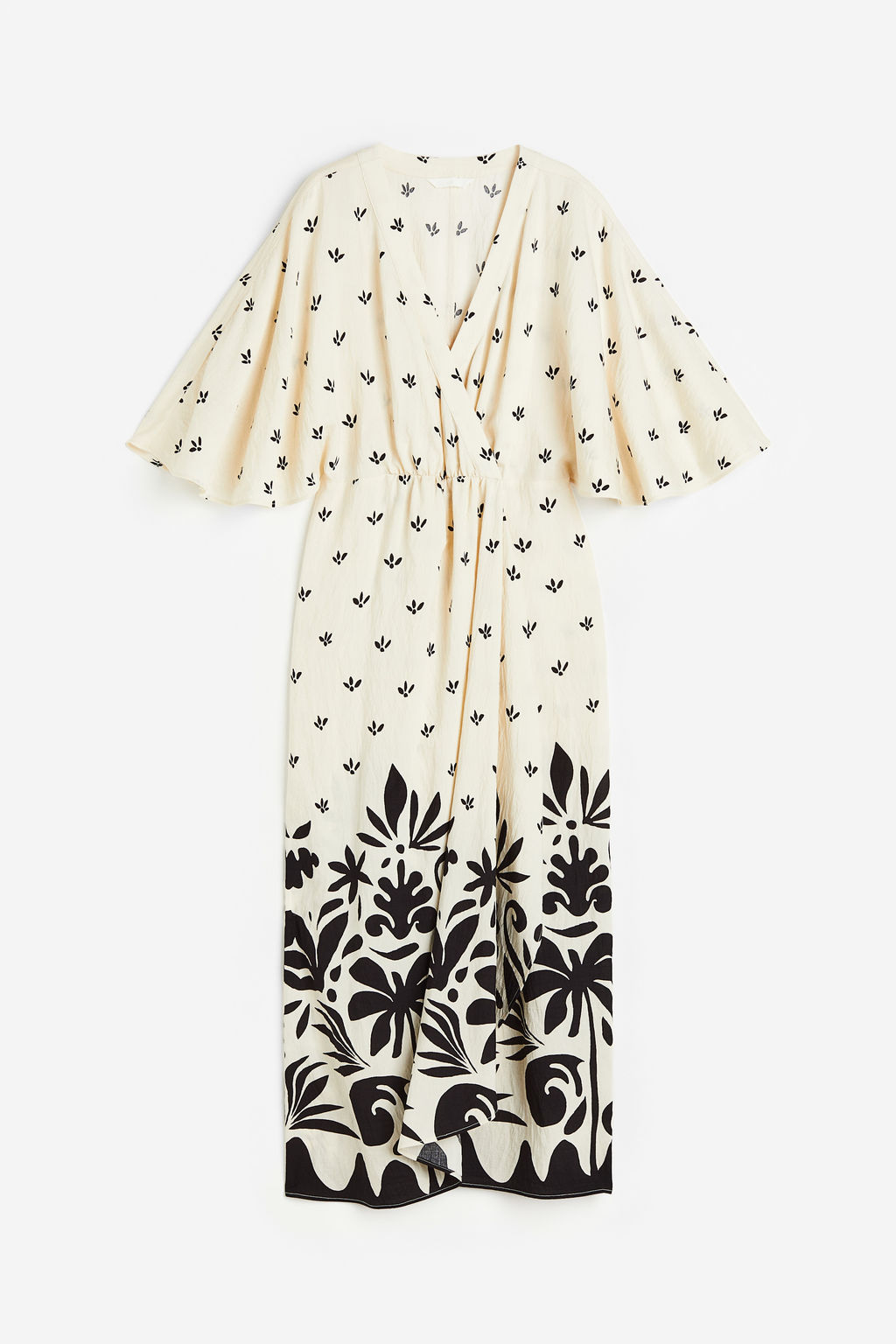 Vestido con mangas mariposa