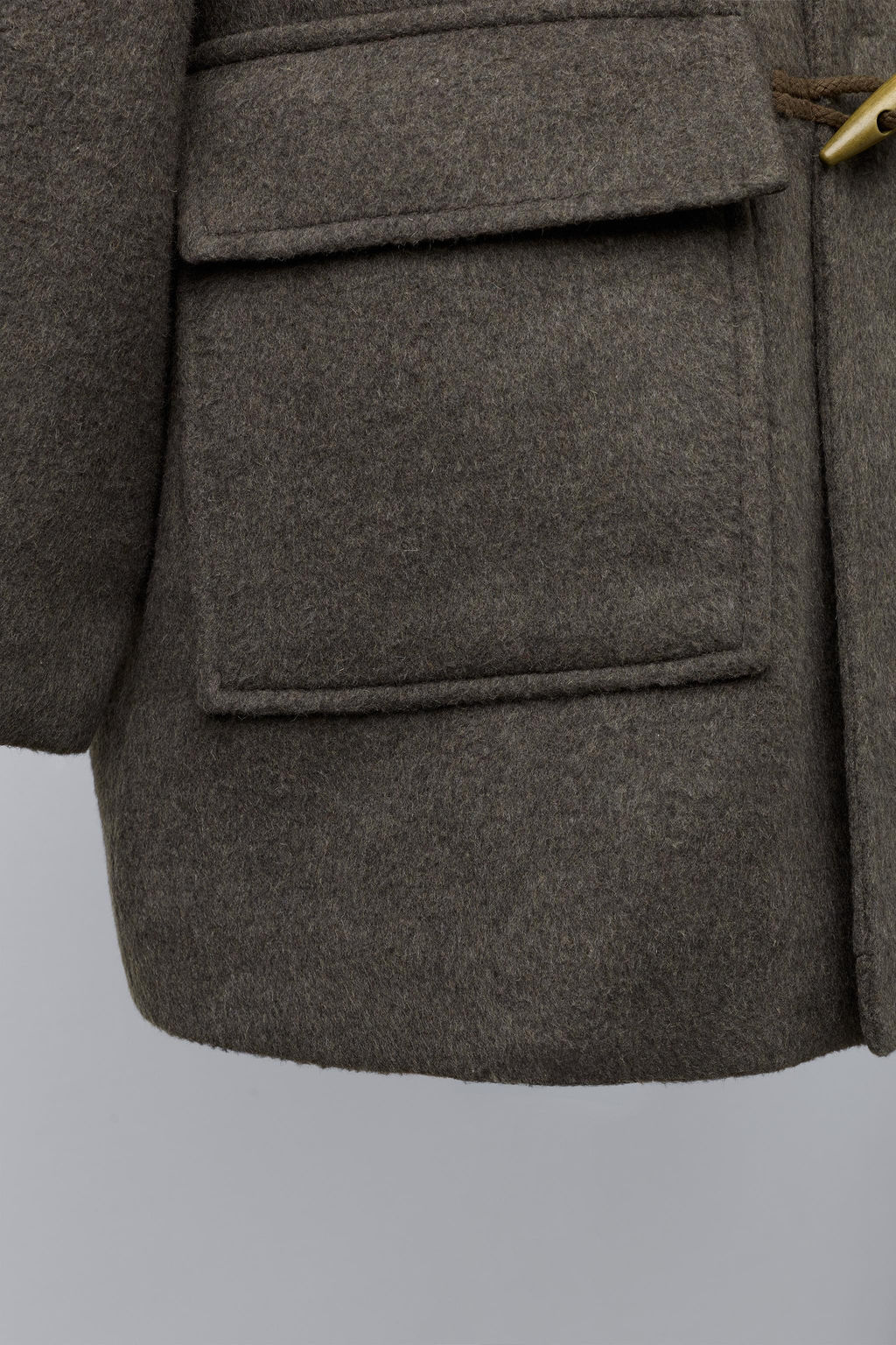 WOOL BLEND DUFFLE COAT - Zara фото 6
