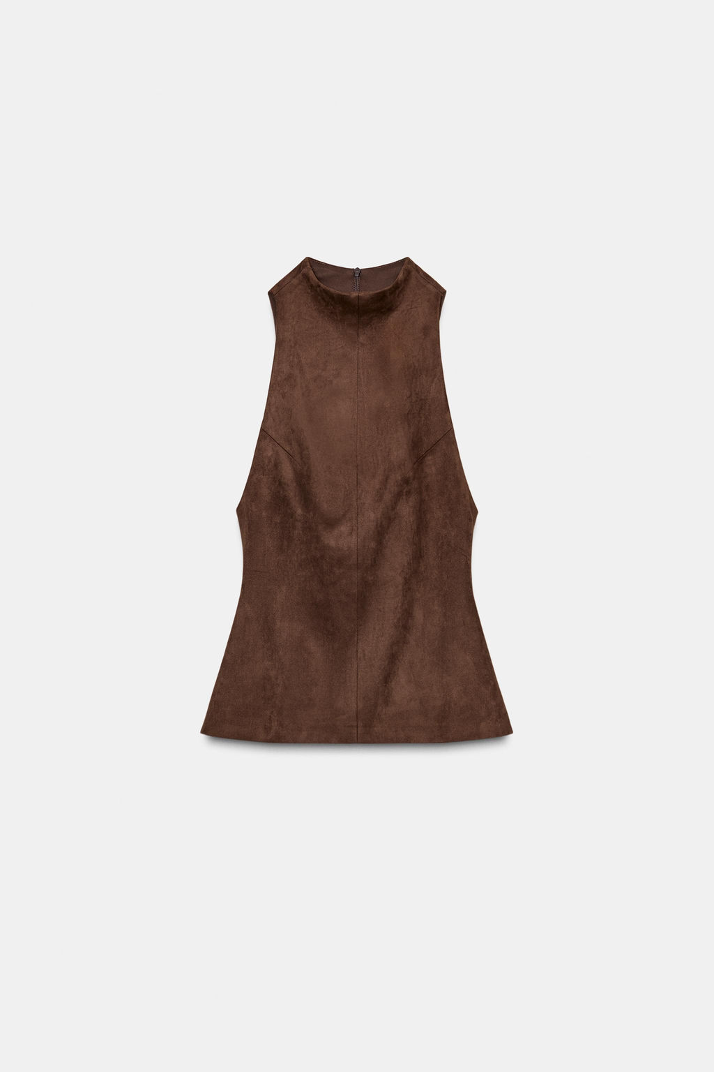 FAUX LEATHER TOP - Zara фото 12