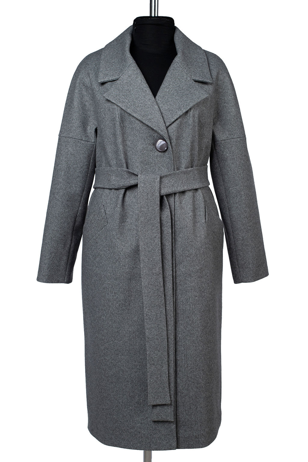 Пальто женское демисезонное (пояс) - El podio фото 7