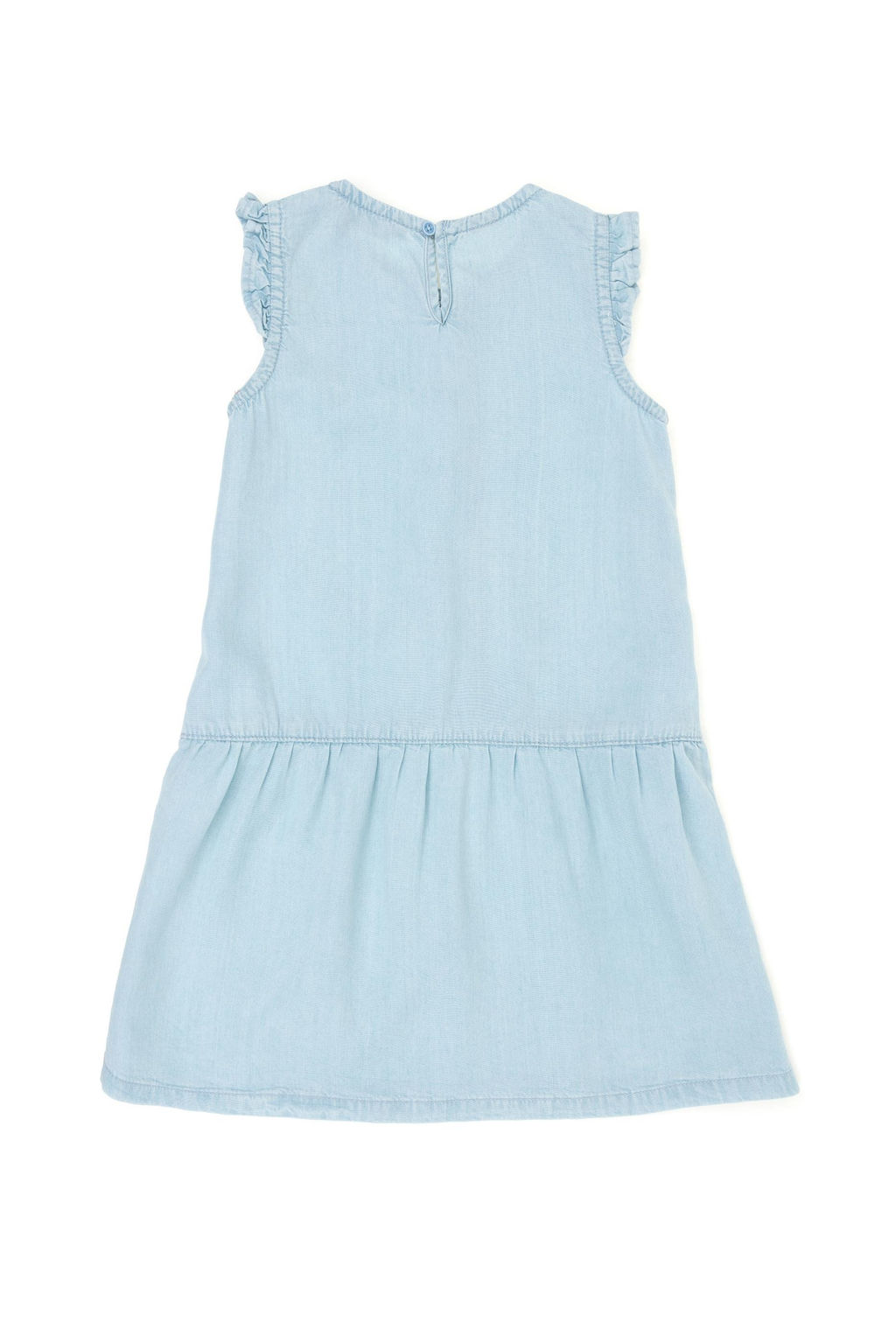 U. S. Polo Assn Голубое джинсовое платье без рукавов для девочки - U.s. polo assn фото 8