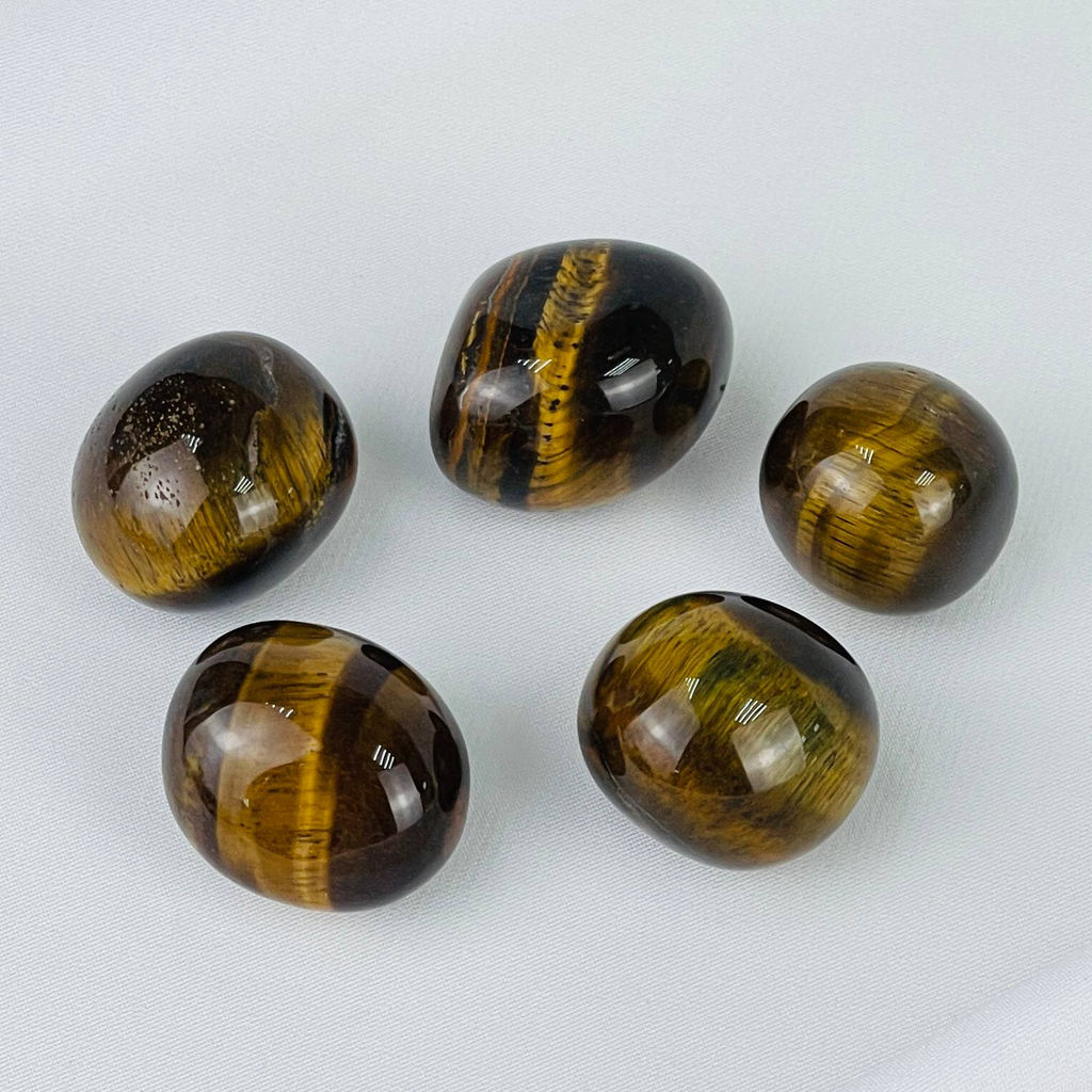 Галтовка из Тигрового глаза (10 шт) - Радуга самоцветов фото 2