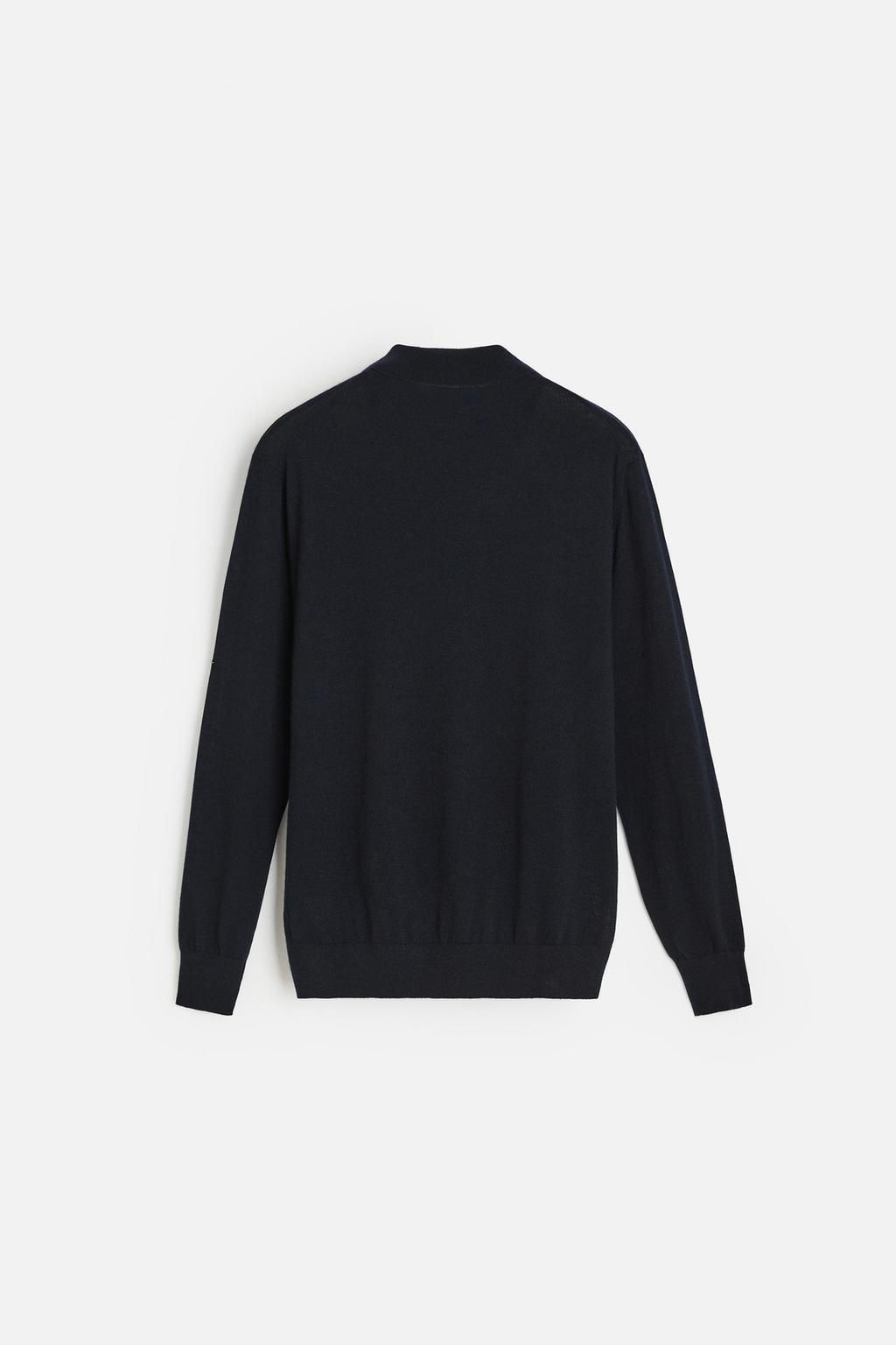 MERINO WOOL KNIT POLO SHIRT - Zara фото 7
