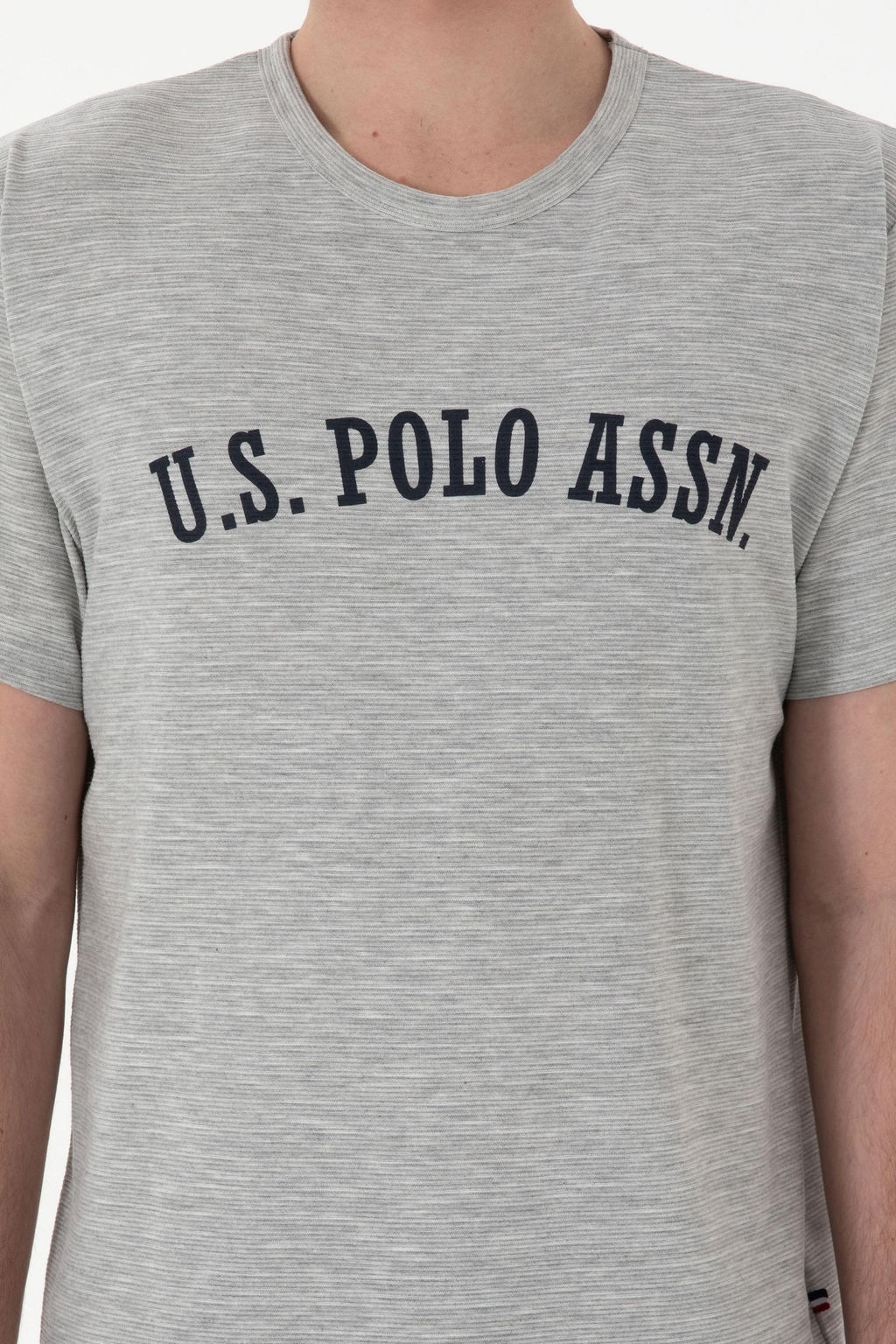 Erkek Bisiklet Yaka Gri Melanj Pijama Tak_m_ Sepette S_rpriz _ndirim - U.s. polo assn фото 6