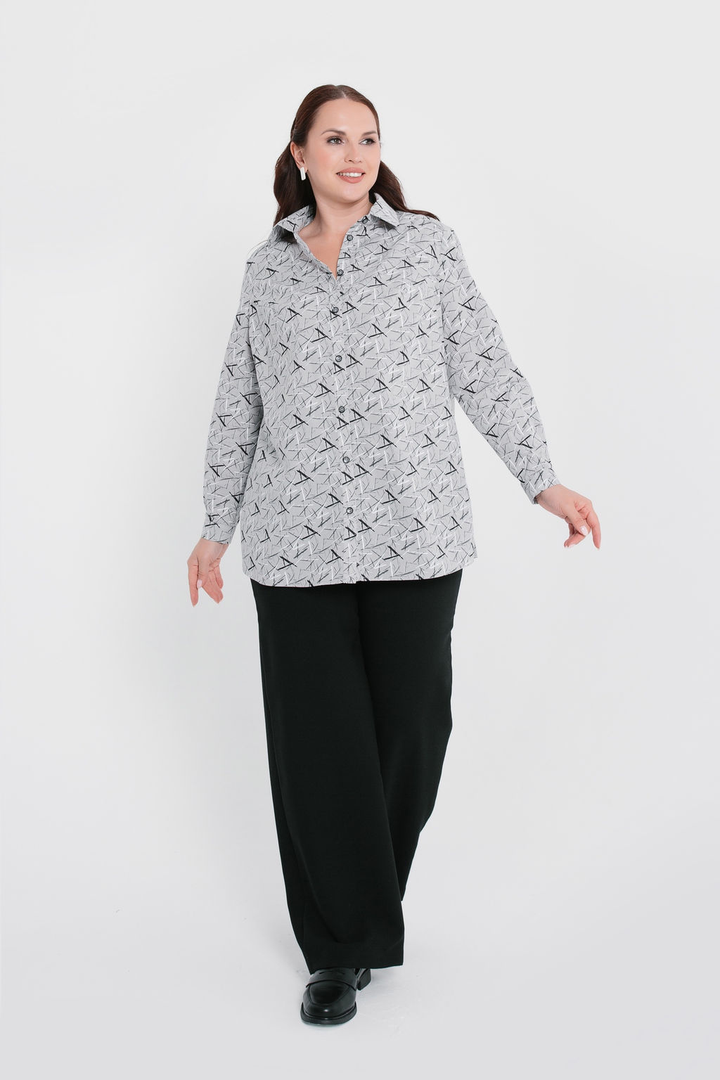 100% хлопок рубашка блузка - Prima linea фото 7