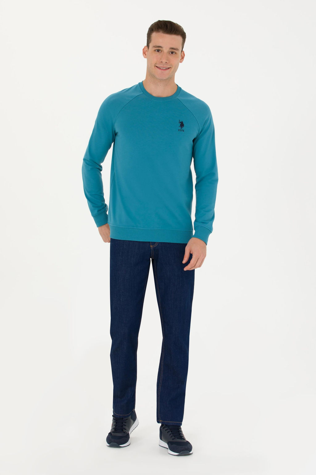 U. S. Polo Assn Мужские темно-синие джинсовые брюки - U.s. polo assn фото 16