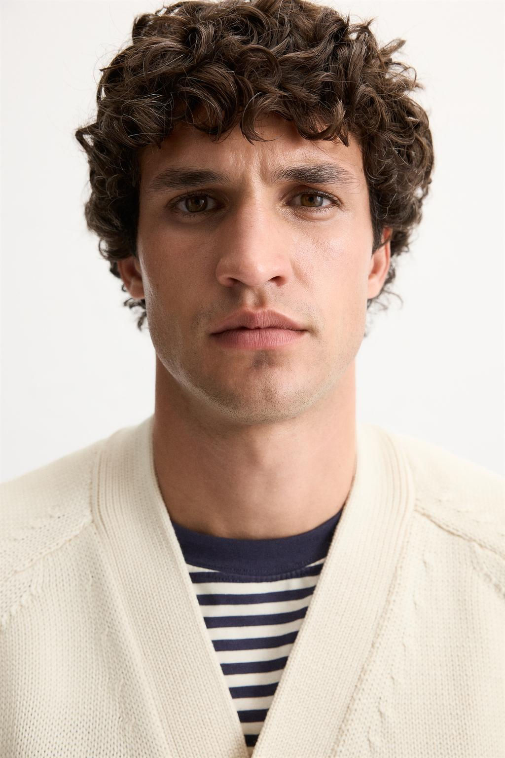 CONTRAST BUTTON CARDIGAN - Zara фото 7