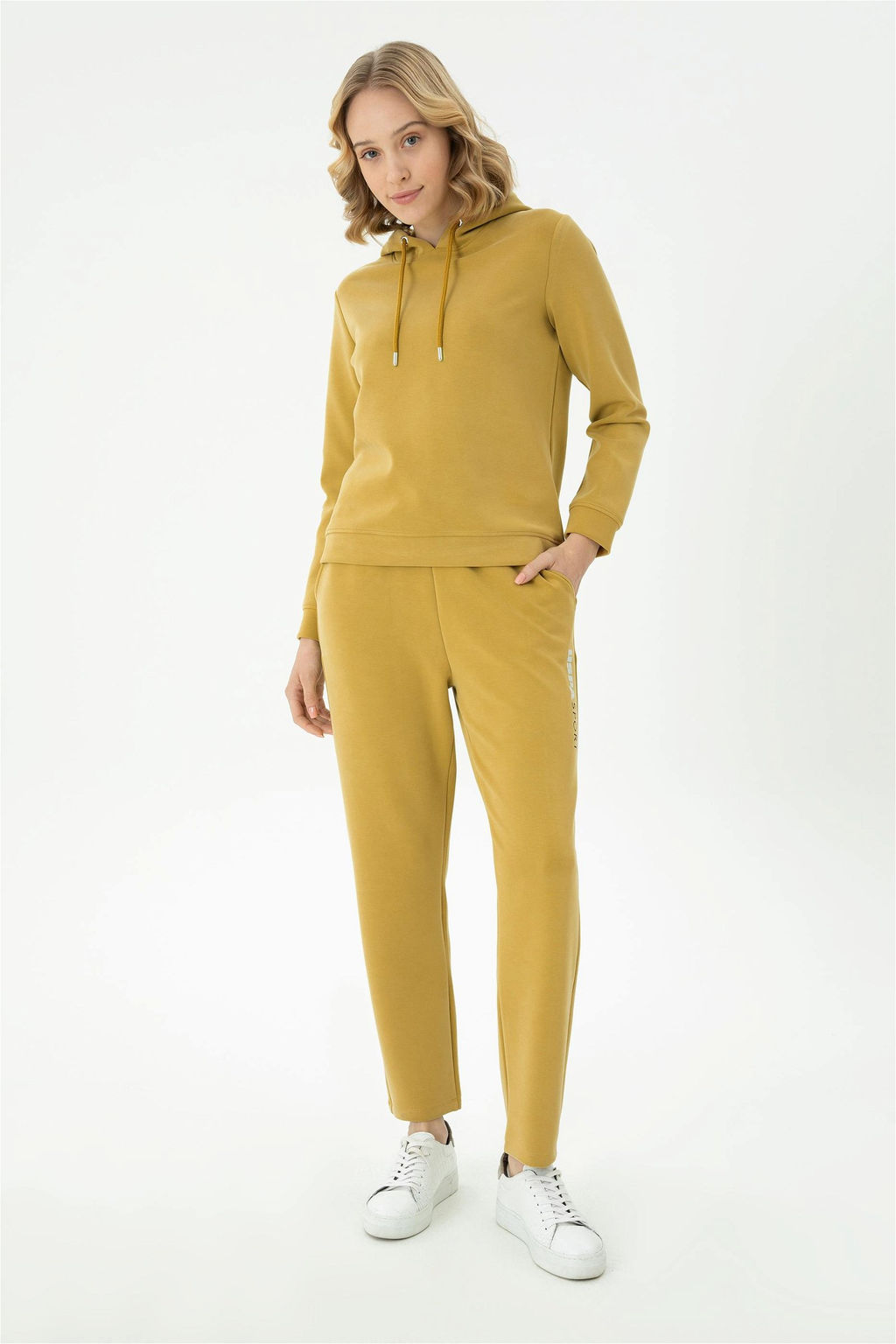 Женский свитшот фисташкового зеленого цвета - U.s. polo assn фото 12