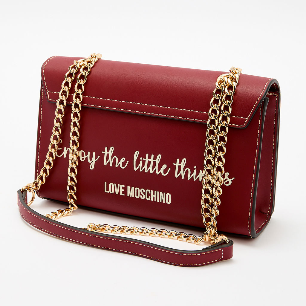 Кросс-боди LOVE MOSCHINO SMART DAILY BAG Артикул 4065038, вишневый  фото 6