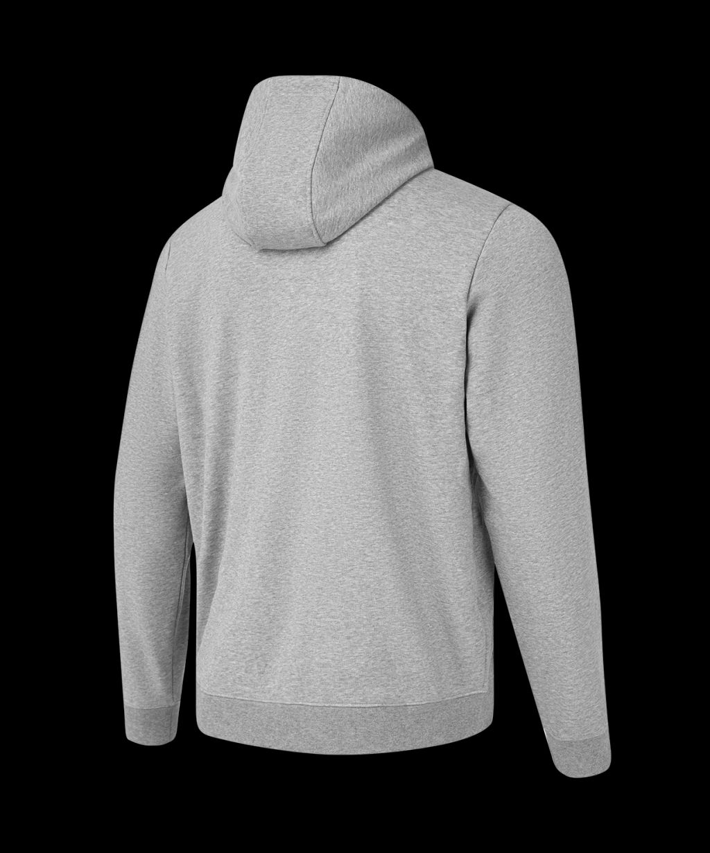 Худи на молнии JOGEL ESSENTIAL Cotton FZ Hoodie, серый меланж  фото 3