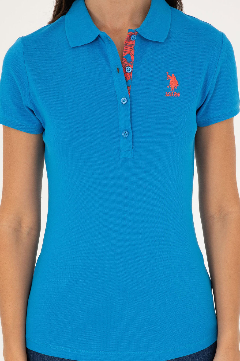 Kad_n Saks Basic Polo Yaka Ti__rt Sepette S_rpriz _ndirim - U.s. polo assn фото 6