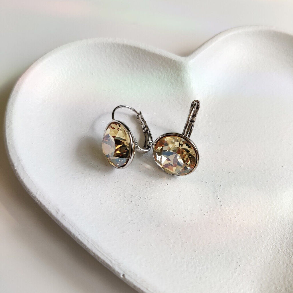 Серьги с кристаллами Swarovski