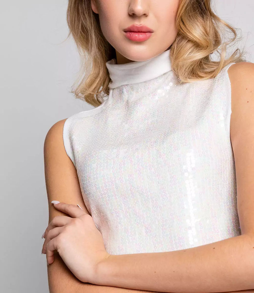 Топ #КТ5380, белый - Dommod фото 5