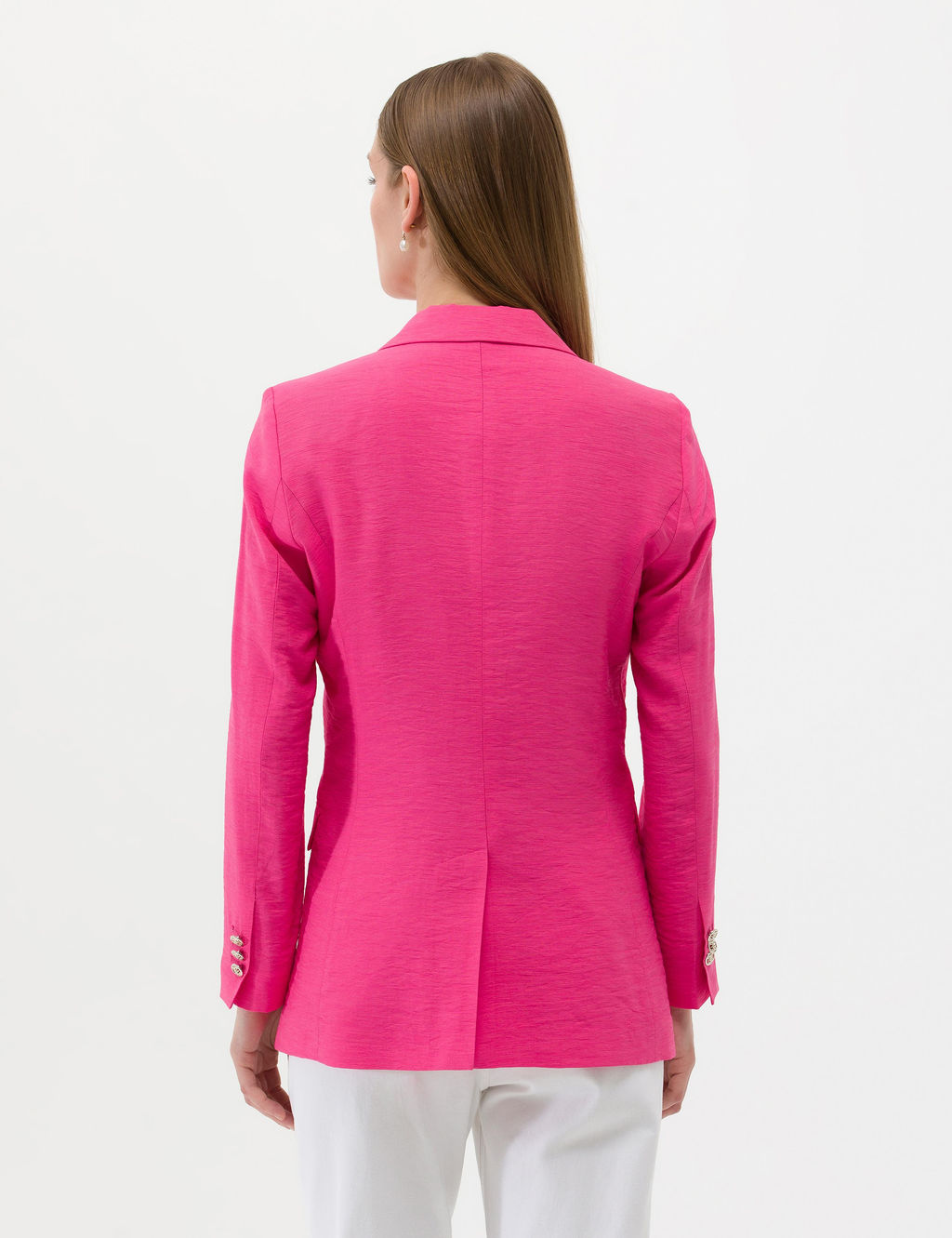 Pembe Kruvaze Slim Fit Ceket - Pierre cardin фото 5