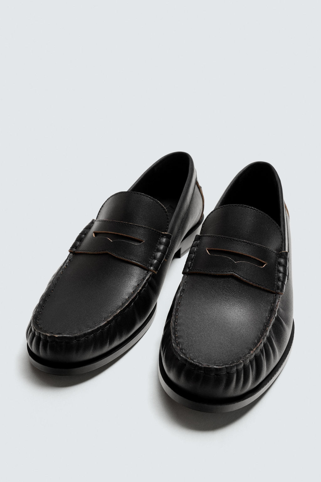 LIMITED EDITION LEATHER LOAFERS - Zara фото 5