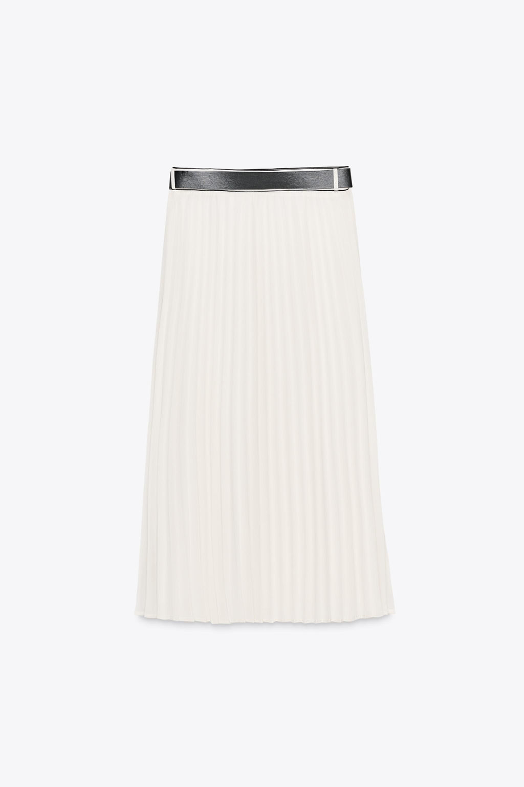 BELTED PLEATED MIDI SKIRT - Zara фото 15