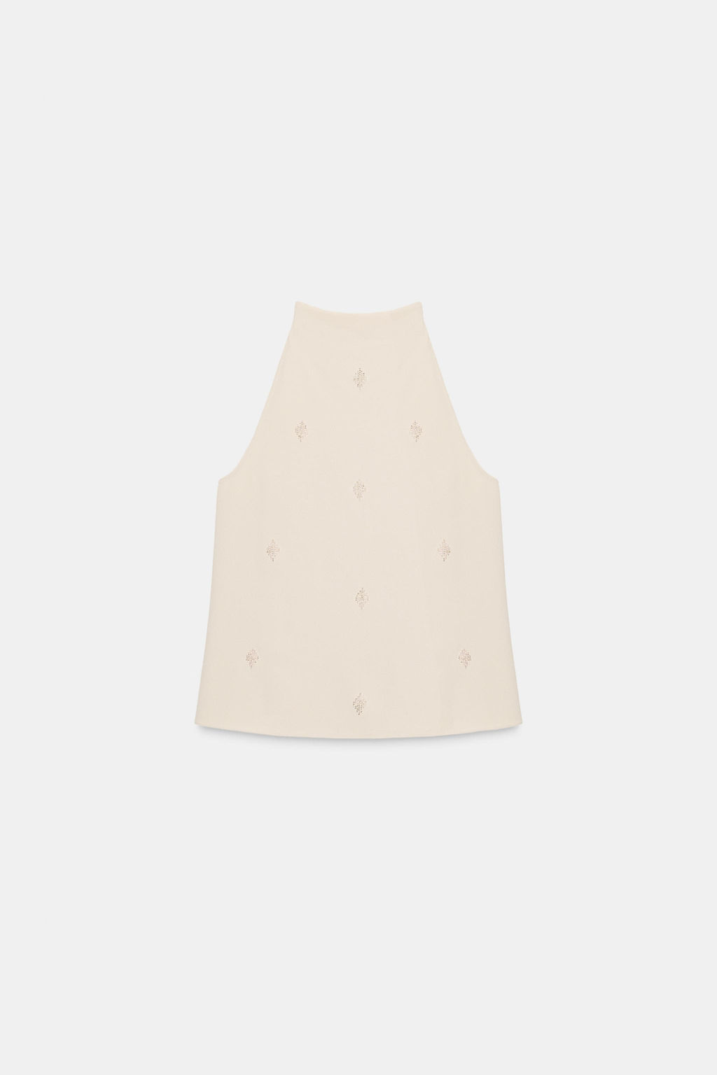 HALTER TOP WITH BEAD DETAIL - Zara фото 5