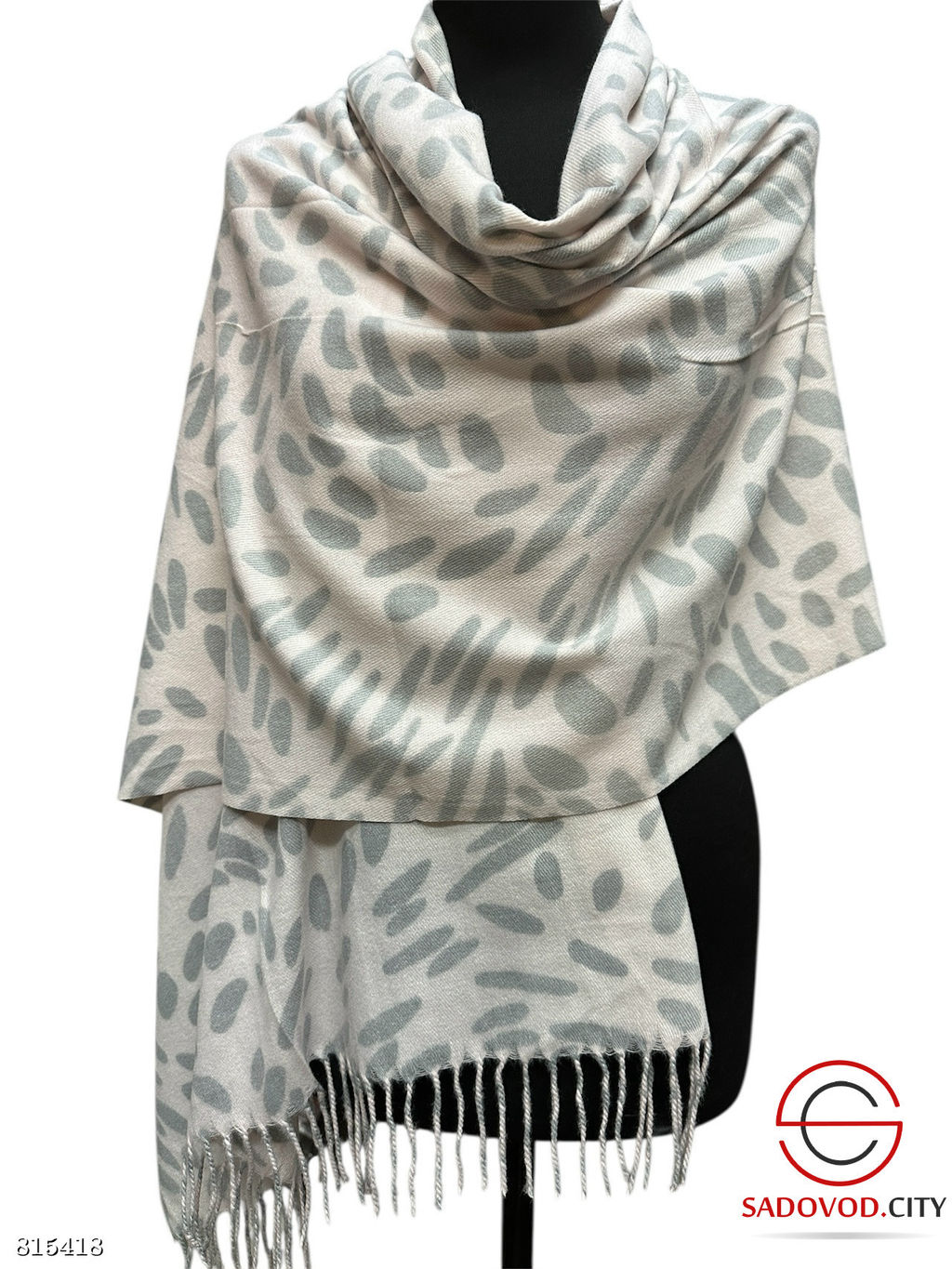 Палантин женский с принтом