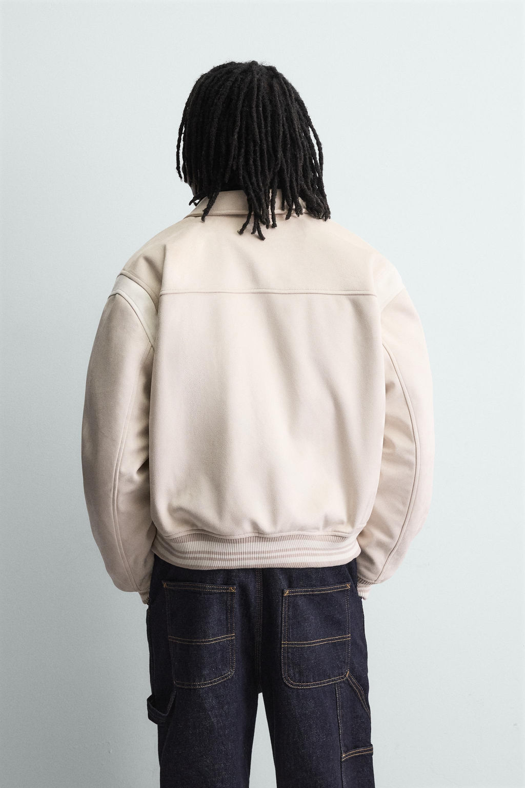 CAZADORA BOMBER EFECTO ANTE / Crudo - Zara фото 3