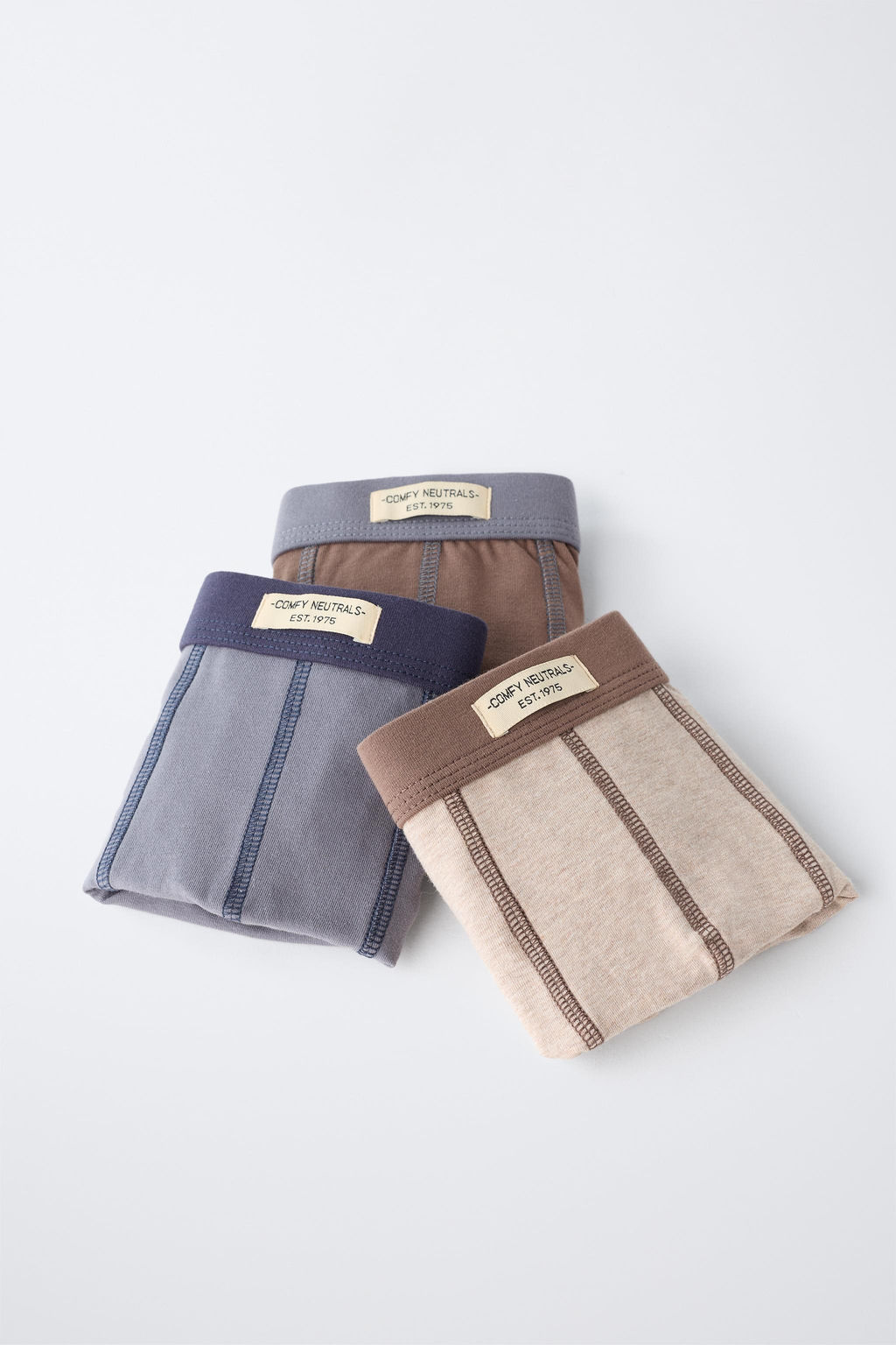 AGES 6-14 / THREE-PACK OF LABELLED BOXERS - Zara фото 6