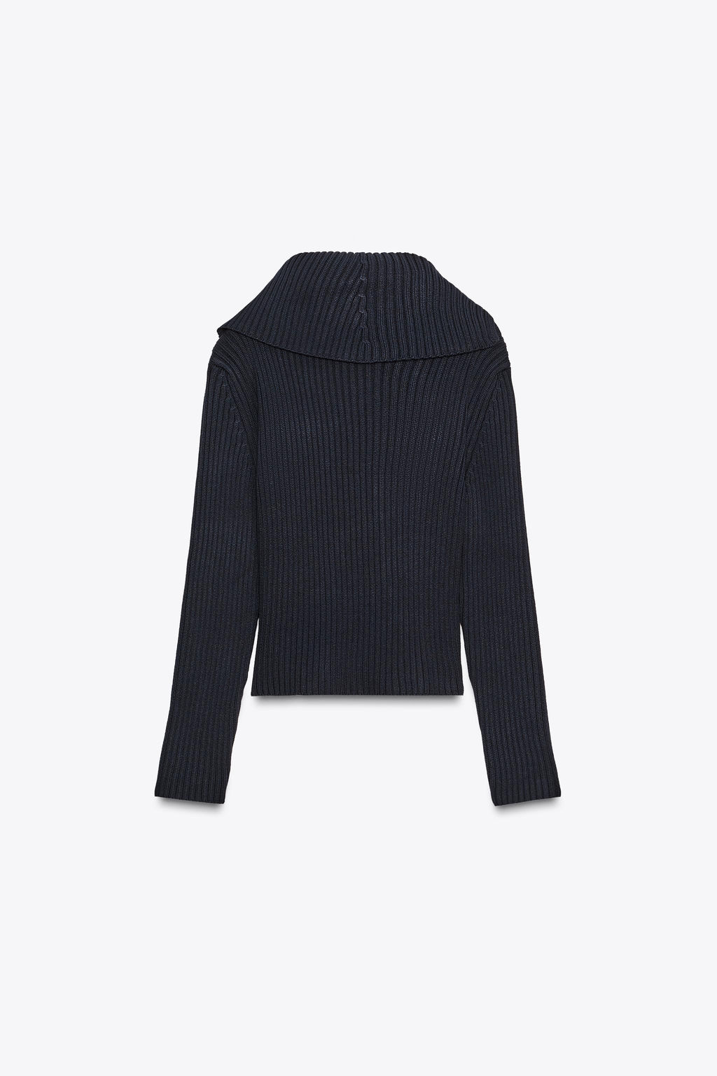 ZIP-UP RIB KNIT CARDIGAN - Zara фото 2