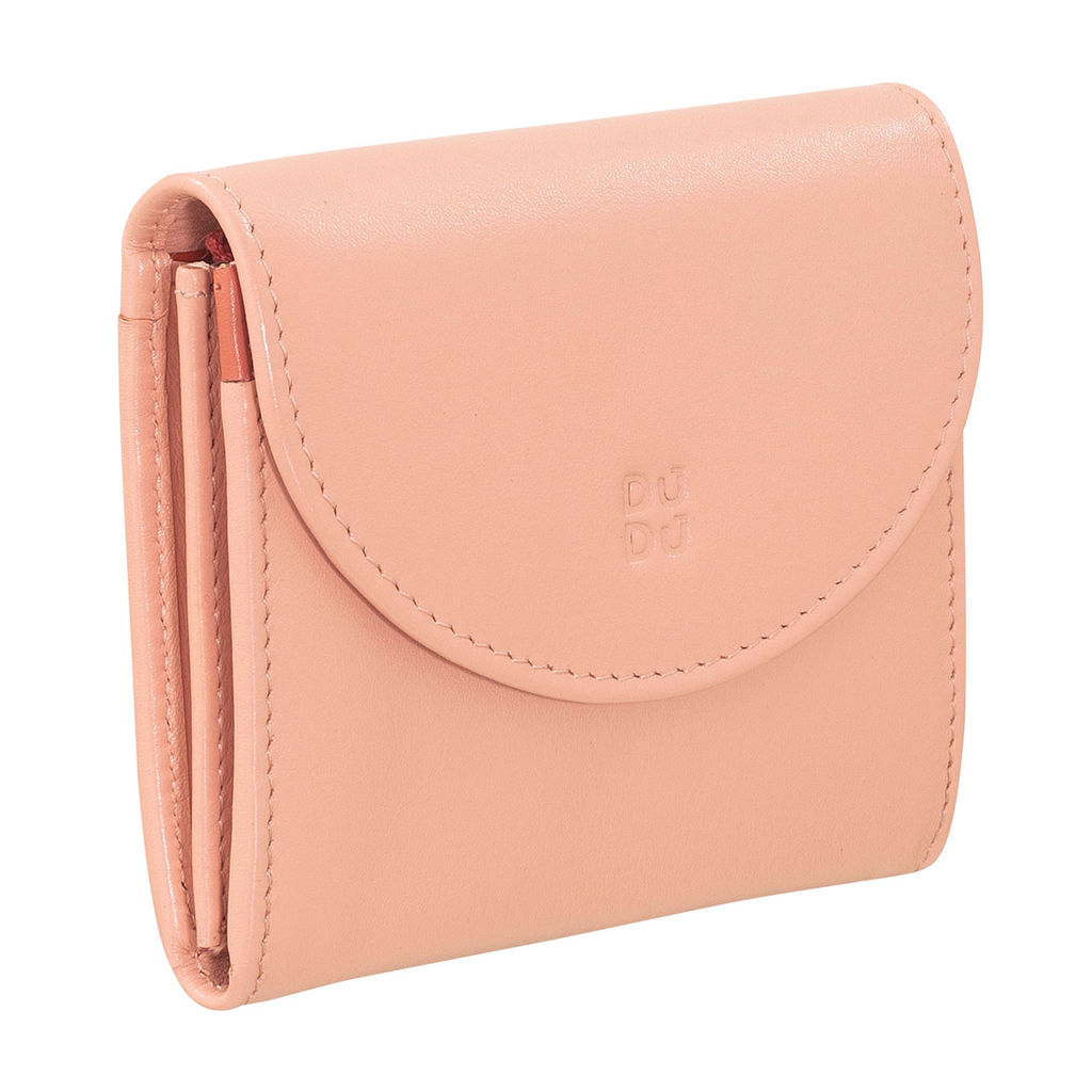 Кошелек кожаный DuDu серии Malaga | пудровый - Dudubags фото 4