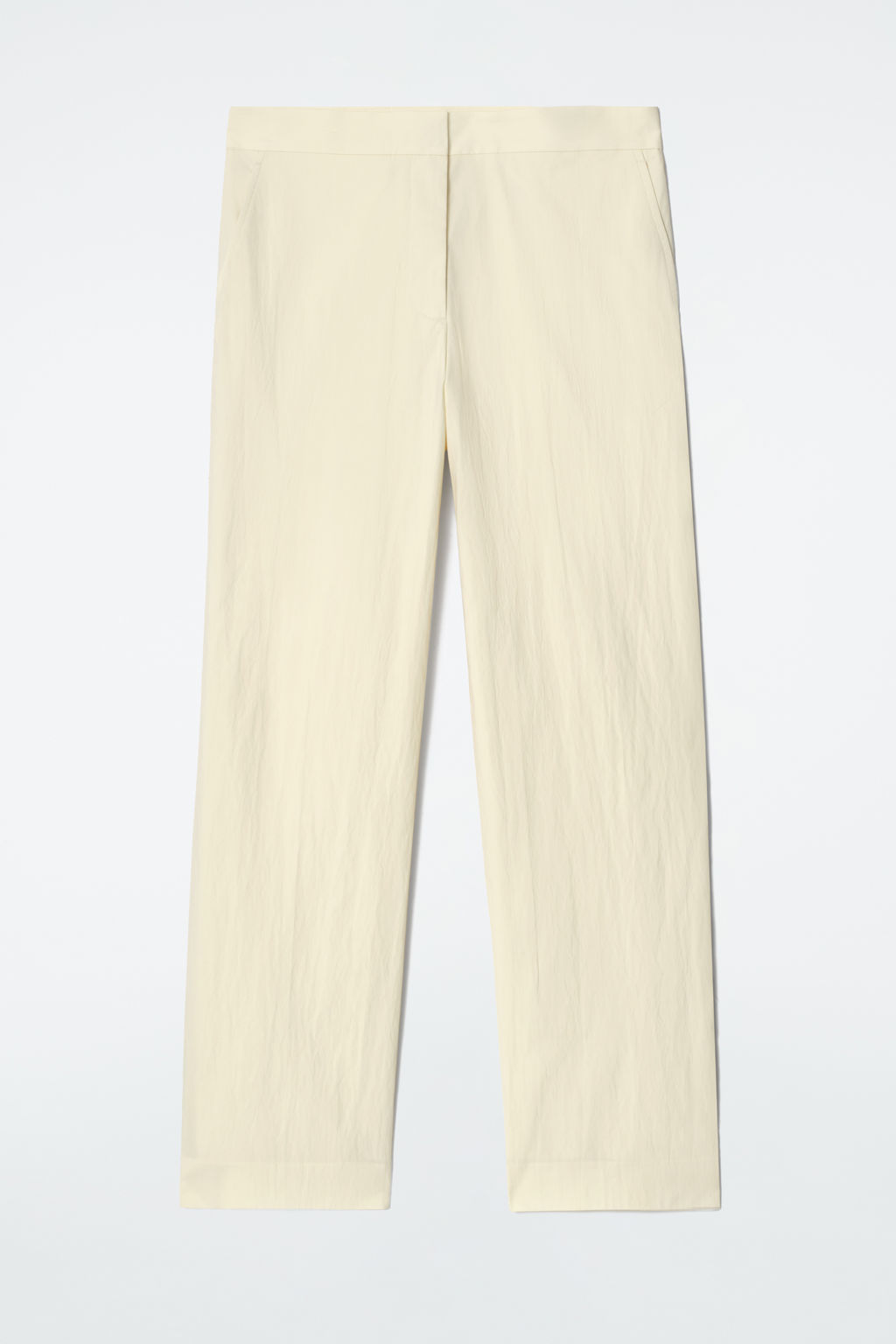 PANTALONES DE TRAJE STRAIGHT LEG DE ALGOD?N