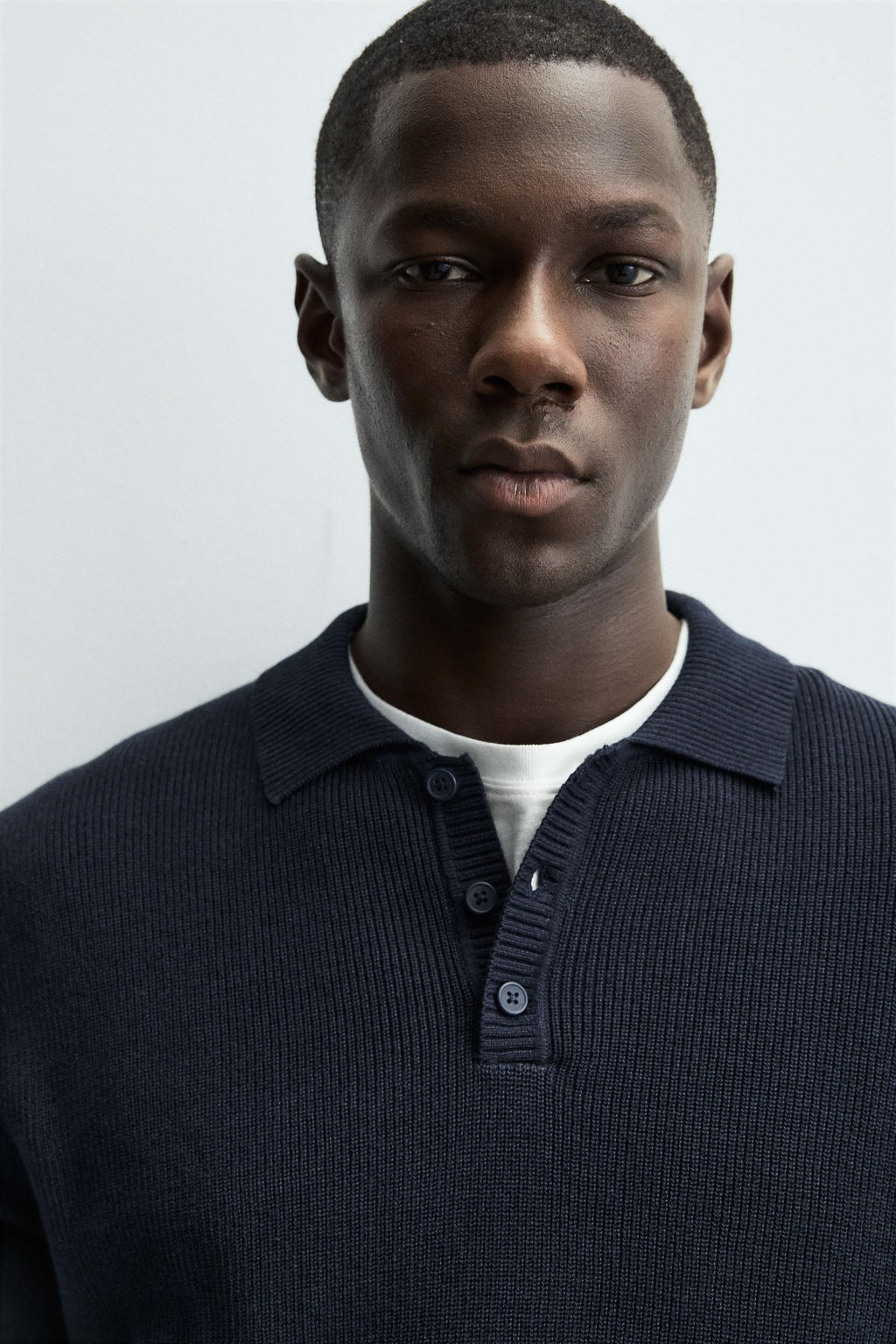PURL KNIT POLO SHIRT - Zara фото 5