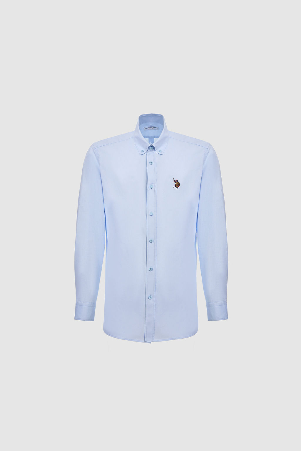 Erkek A__k Mavi Uzun Kollu Basic G_mlek - U.s. polo assn фото 7